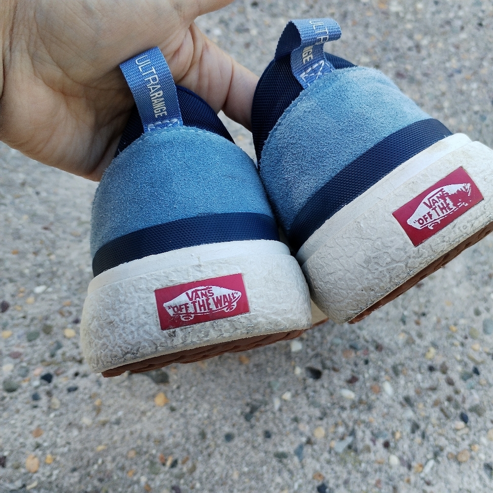 Vans Ultrarange EXO SE Shoes Mens 12 Blue Suede Ripstop Mesh Gum Soles Sneakers - Picture 5 of 6